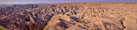75 milion years ago a shallow sea covered the Badlands National Park, SD