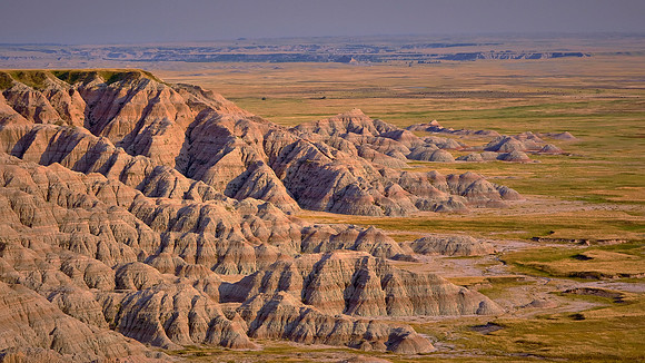 Sunset near Hay Butte Overlook, Badlands National Park, SD