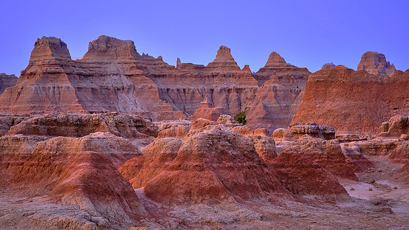 Sunrise on Door Trail, Badlands National Park, SD