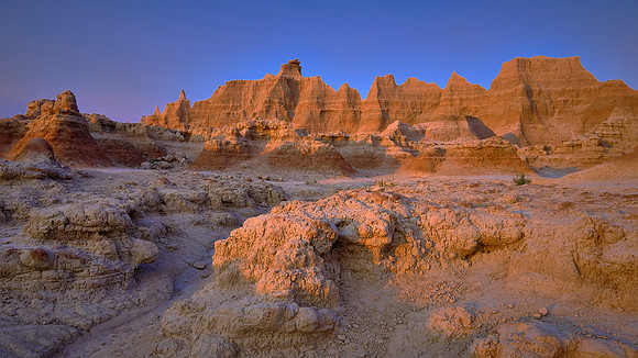 Sunrise on Door Trail, Badlands National Park, SD