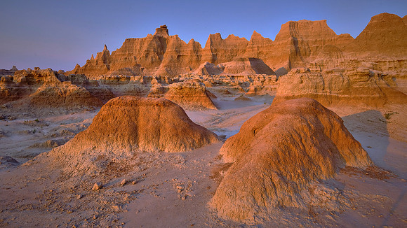 Sunrise on Door Trail, Badlands National Park, SD