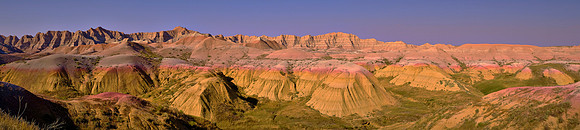 Late afternoon near Yellow Mounds Overlook, Badlands National Park, SD