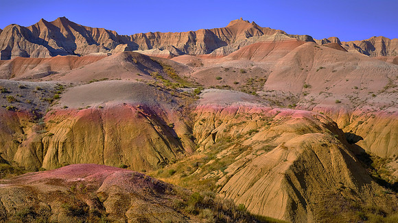 Late afternoon near Yellow Mounds Overlook, Badlands National Park, SD