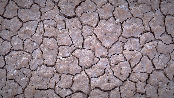 Ancient volcanic ash called popcorn, Badlands National Park, SD