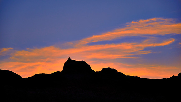 Sunset near White River Valley Overlook, Badlands National Park, SD