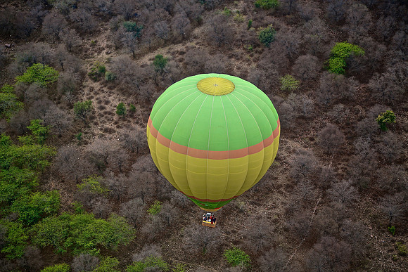 Hot air balloon ride over Jaipur