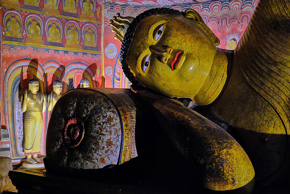 Dambulla Cave Temple dates back to the first century BCE, Sri Lanka