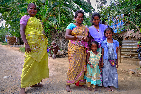 Indian farming village matriarchs.