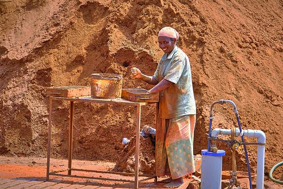 Rural brick manufacturing firm.