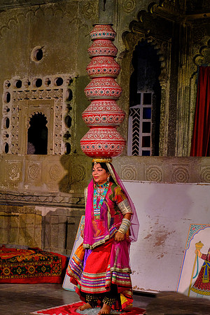 At night in Udaipur, Rajasthan, India.