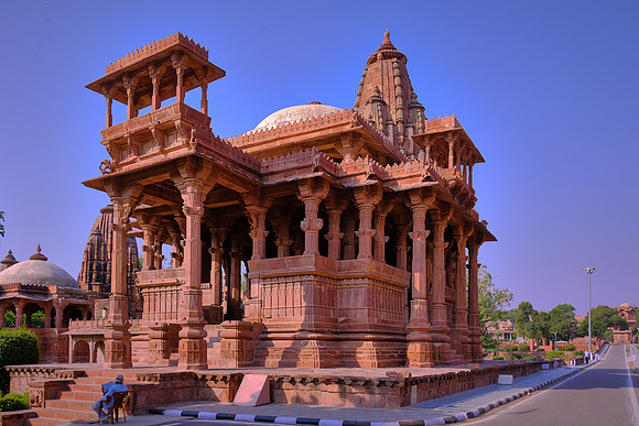 Abandoned Mandore Gardens, Jodhpur, Rajasthan, India.