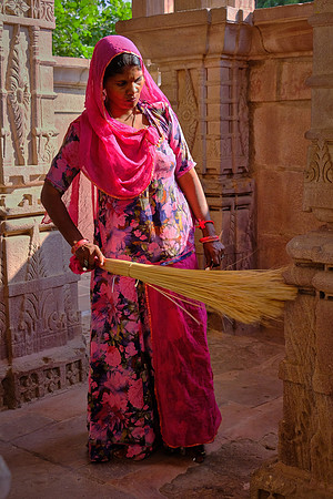 Abandoned Mandore Gardens, Jodhpur, Rajasthan, India.