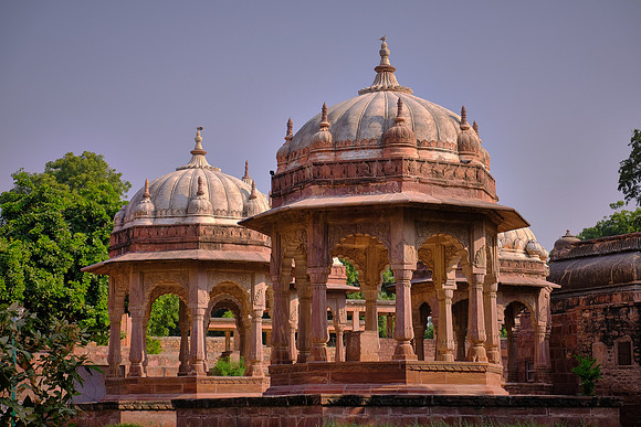 Abandoned Mandore Gardens, Jodhpur, Rajasthan, India.