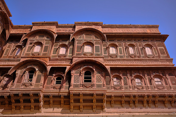 Mehrangarh Fort, Jodhpur, Rajasthan, India.