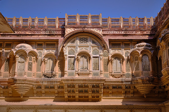 Mehrangarh Fort, Jodhpur, Rajasthan, India.