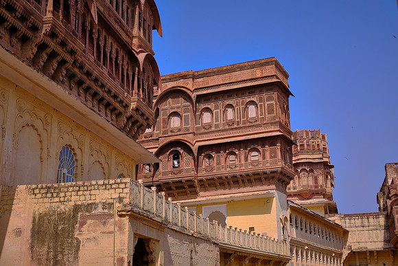 Mehrangarh Fort, Jodhpur, Rajasthan, India.