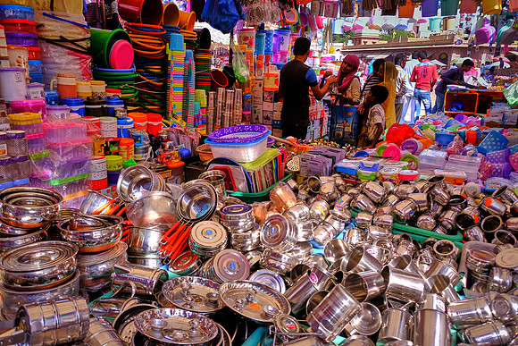 Market life in Jodhpur, Rajasthan, India.