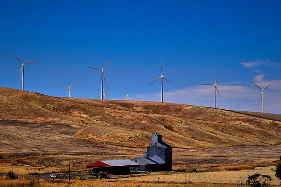 Wind Turbines on The Palouse, Southeastern Washington