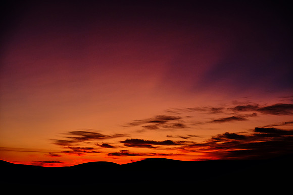 Sunset on The Palouse, Southeastern Washington
