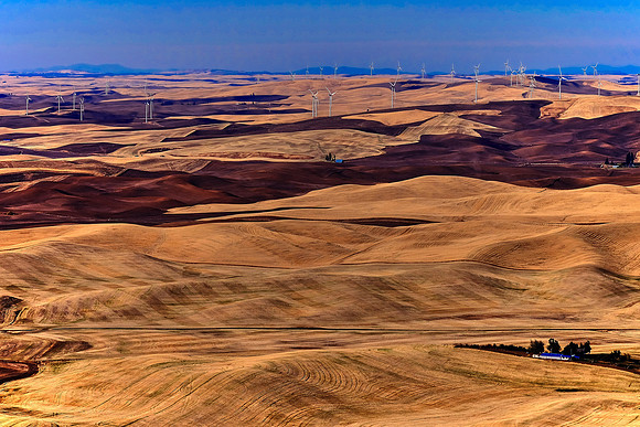 Wind Turbines on The Palouse, Southeastern Washington