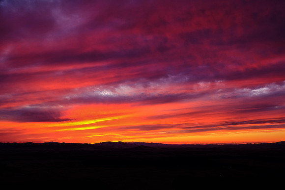 Sunrise on The Palouse, Southeastern Washington