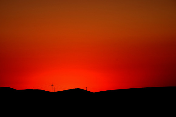Sunset on The Palouse, Southeastern Washington