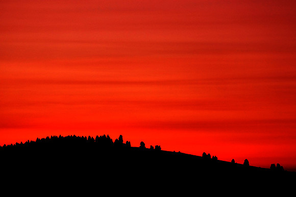 Sunrise on The Palouse, Southeastern Washington