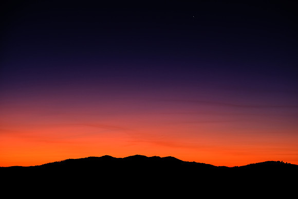 Sunrise on The Palouse, Southeastern Washington