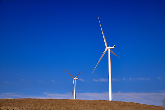 Wind Turbines on The Palouse, Southeastern Washington