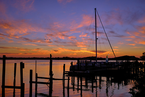 Sunset at Ponce Inlet, FL