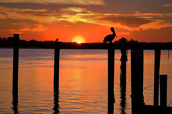 Sunset at Ponce Inlet, FL