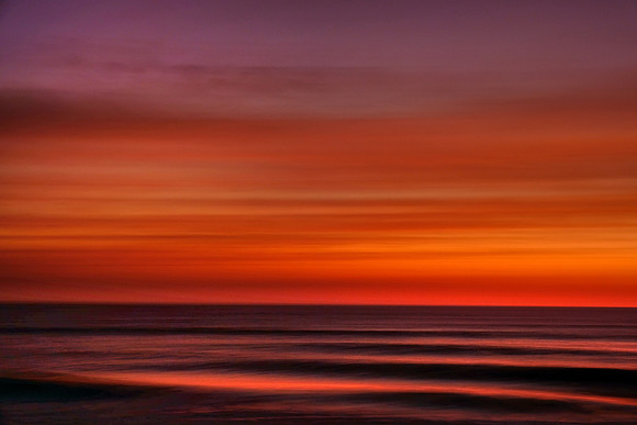 Sunrise over Flagler Fishing Pier, Flagler, Florida