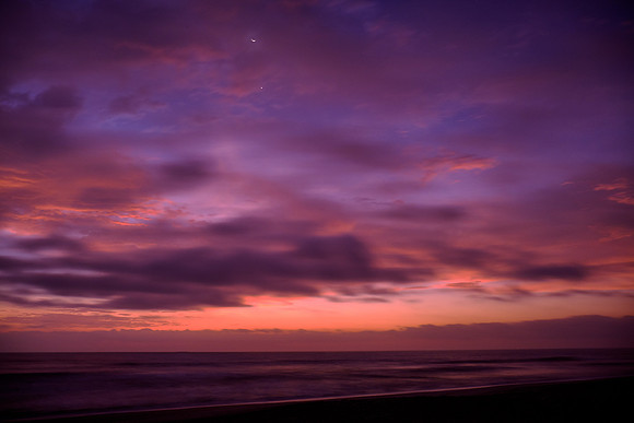 Sunrise on Amelia Island on the way to Cumberland Island