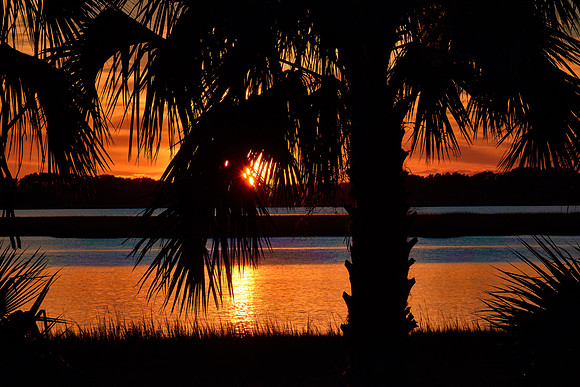 Sunset at the Greyfield Inn, Cumberland Island
