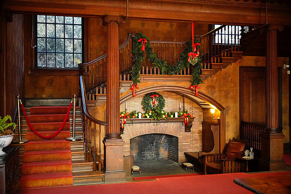 Entrance hall, Plum Orchard, Cumberland Island
