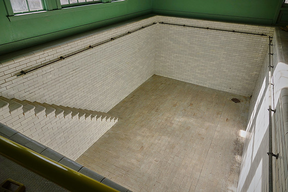 9-foot deep swimming pool, Plum Orchard, Cumberland Island