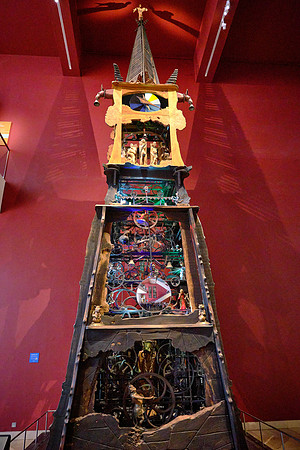 The Millennium clock first chimed at noon on January 1, 2000, the first day of the new millennium.