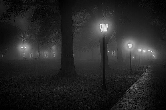 Davidson in the Fog, North Carolina