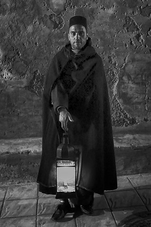 The Night Watchman, Fez medina, Morocco