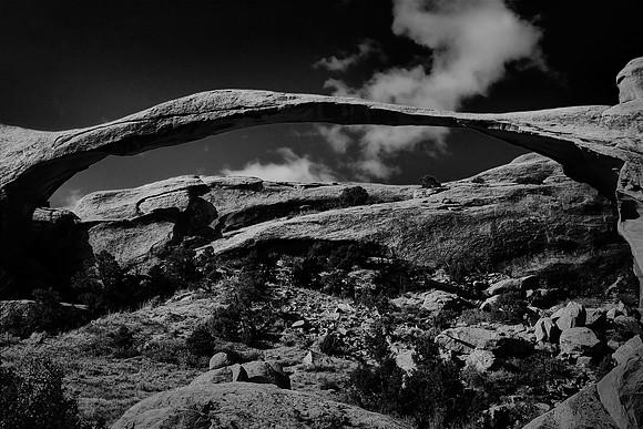 Landscape Arch in Devils Garden, Arches National Park, UT