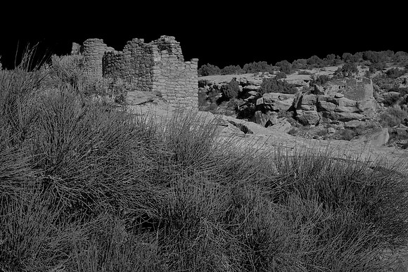 The early Hovenweep people built large stone towers, living quarters and other shelters to safeguard springs and seeps.