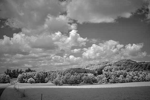 Blue Ridge Parkway in Infrared