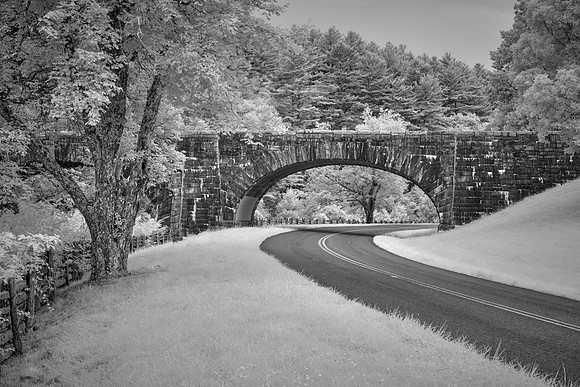 Blue Ridge Parkway in Infrared
