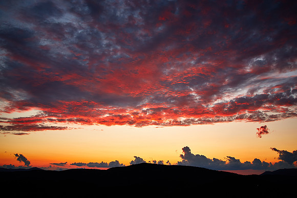 Sunset on the Blue Ridge Parkway