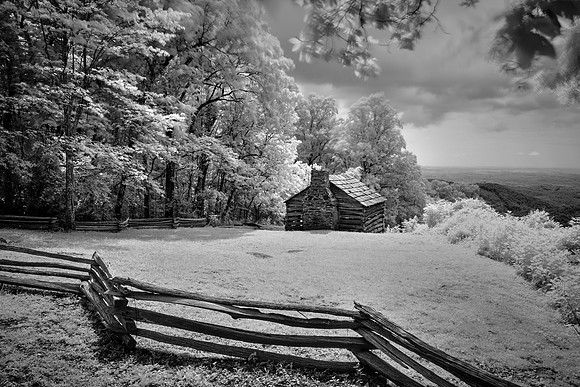 Blue Ridge Parkway in Infrared
