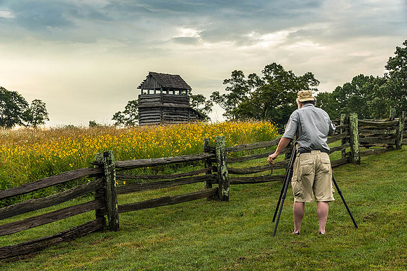 Sunrise on the Blue Ridge Parkway