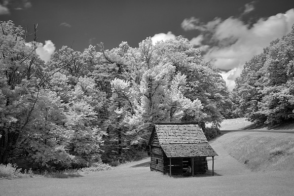 Blue Ridge Parkway in Infrared