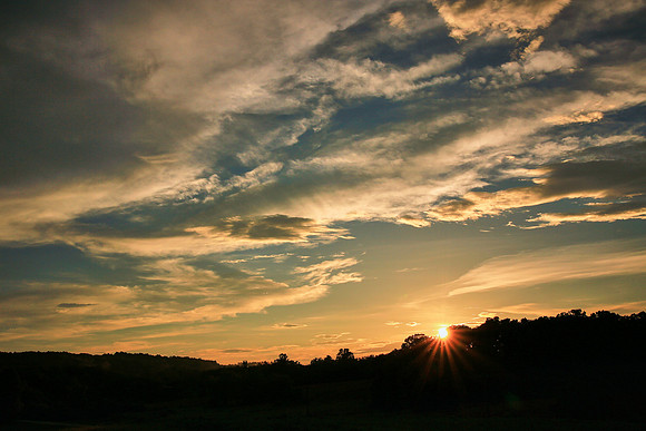 Sunset on the Blue Ridge Parkway