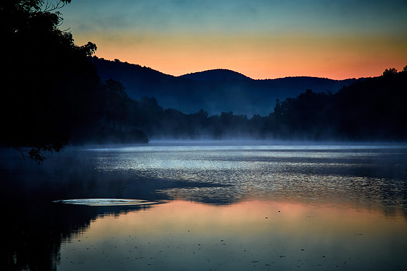 Sunrise on the Blue Ridge Parkway