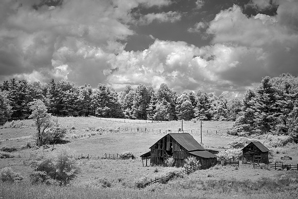 Blue Ridge Parkway in Infrared
